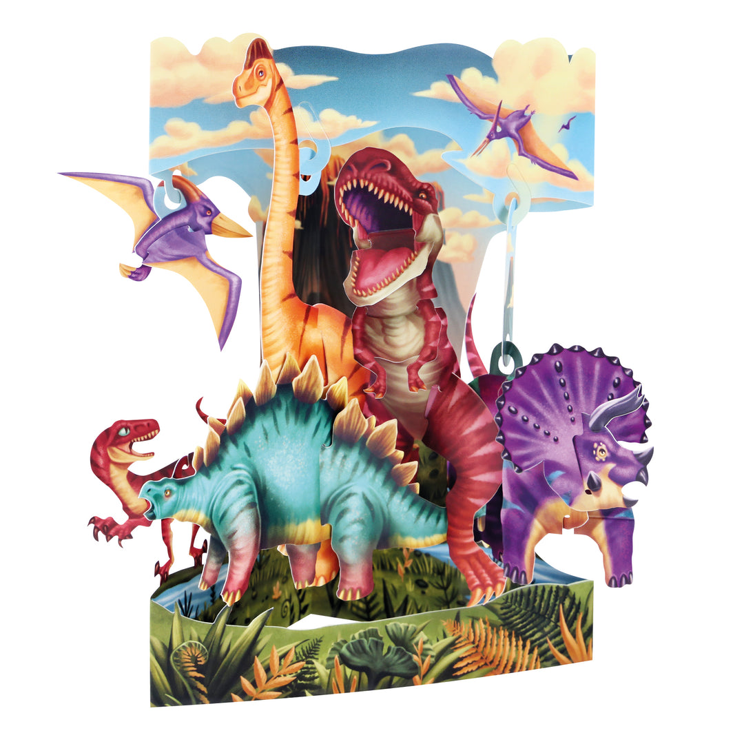 Tarjeta Swing de la Tierra de los Dinosaurios