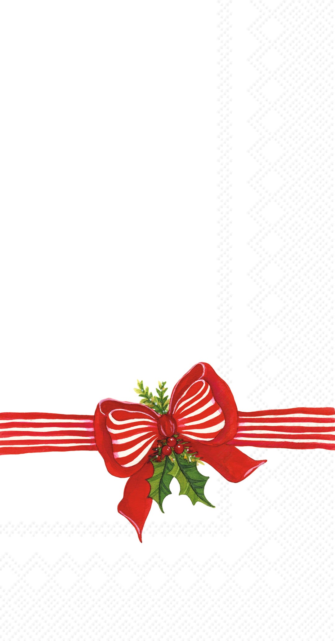 Bows and Holly Guest Towel