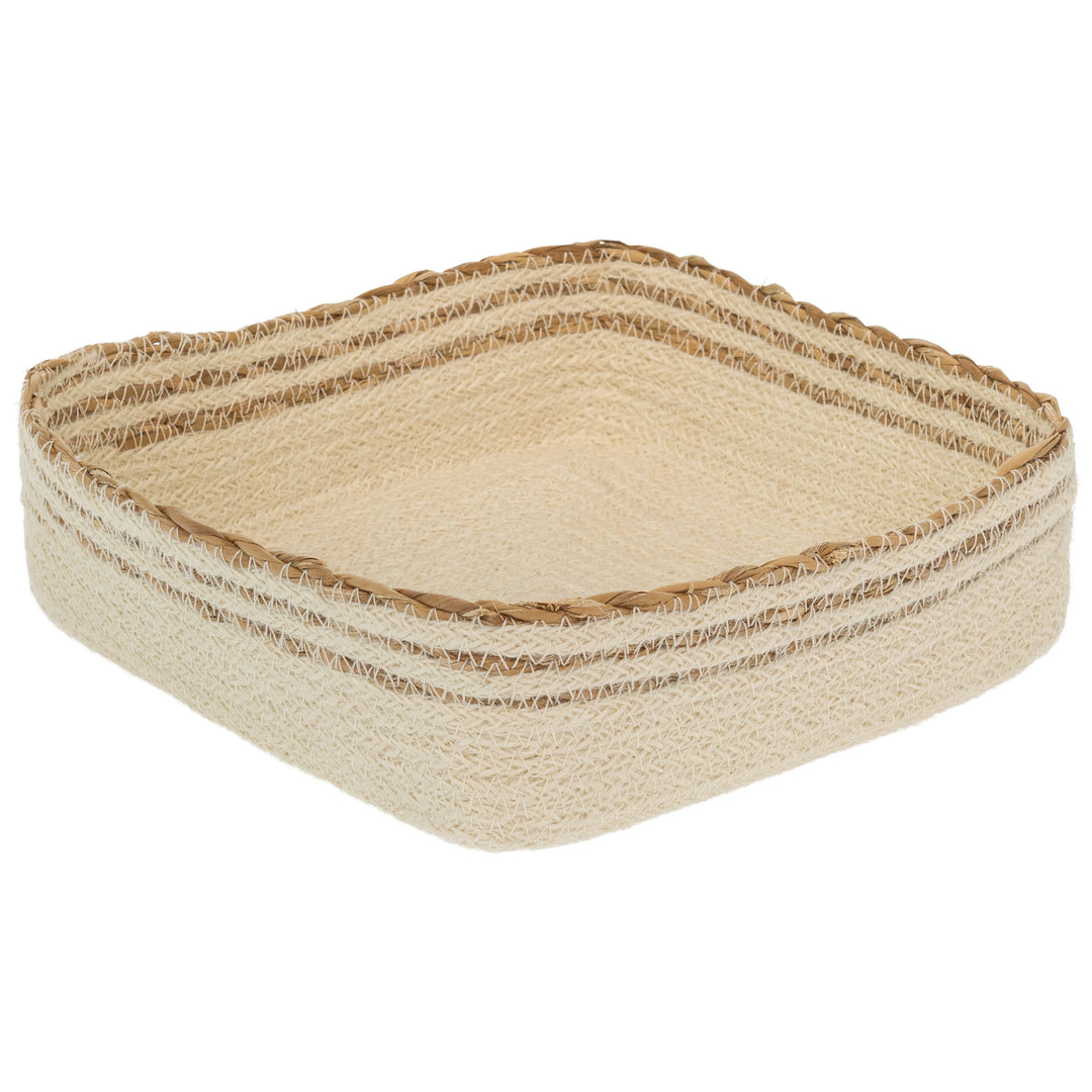 Cream Seagrass/Jute Lunch Caddy