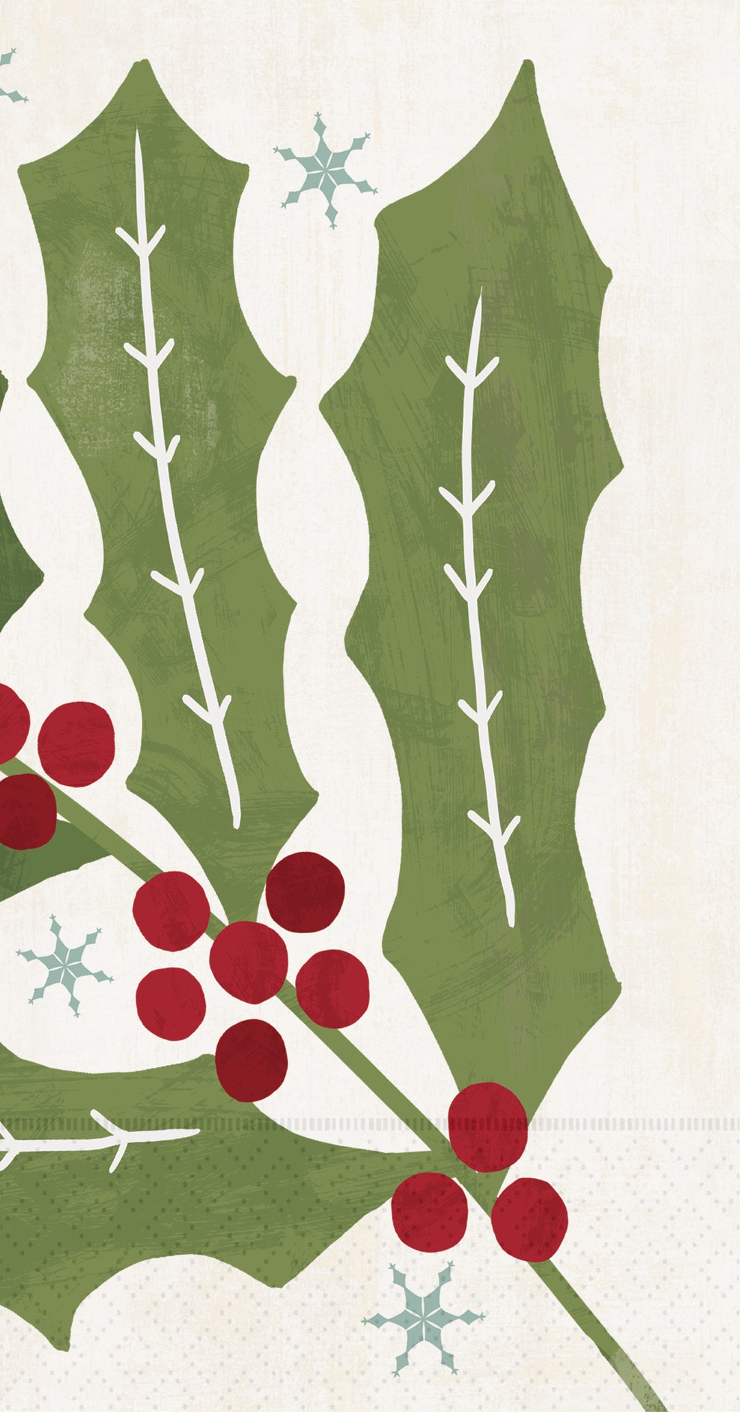 Winter Berry Holly Guest Towel
