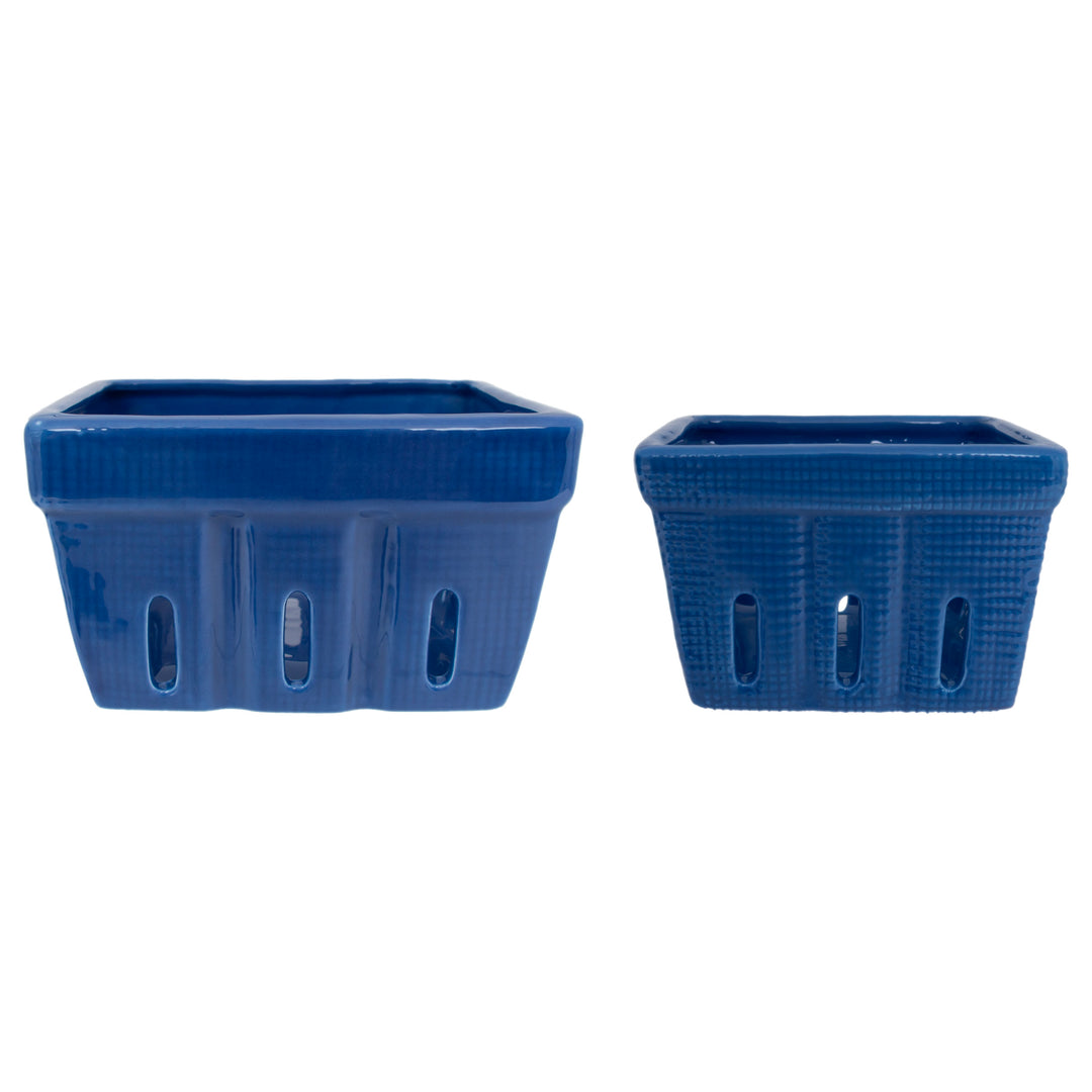 Blue Berry Bowls (Set of 2)