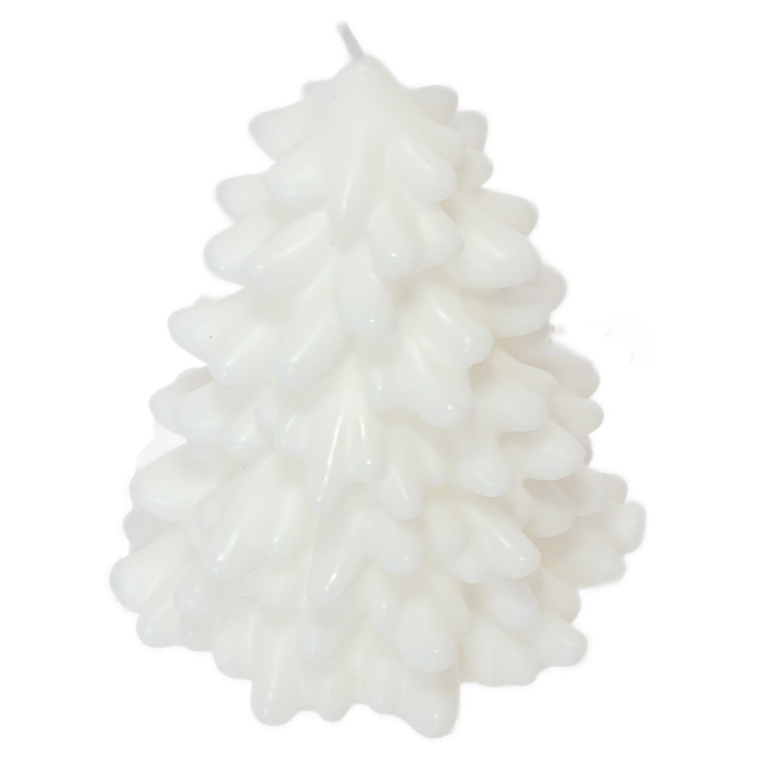 Green Spruce Tree Candle Small