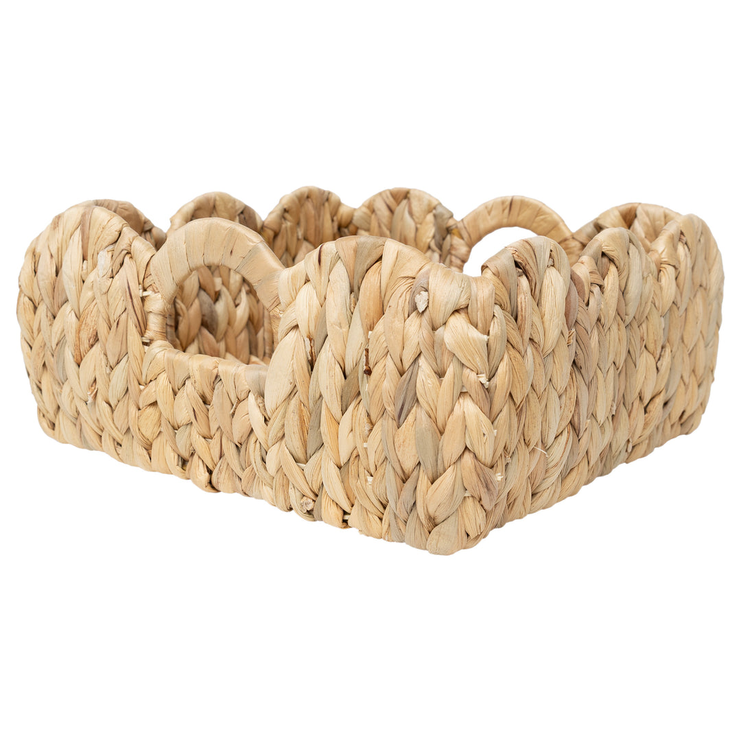 Water Hyacinth Square Baskets Set of 2