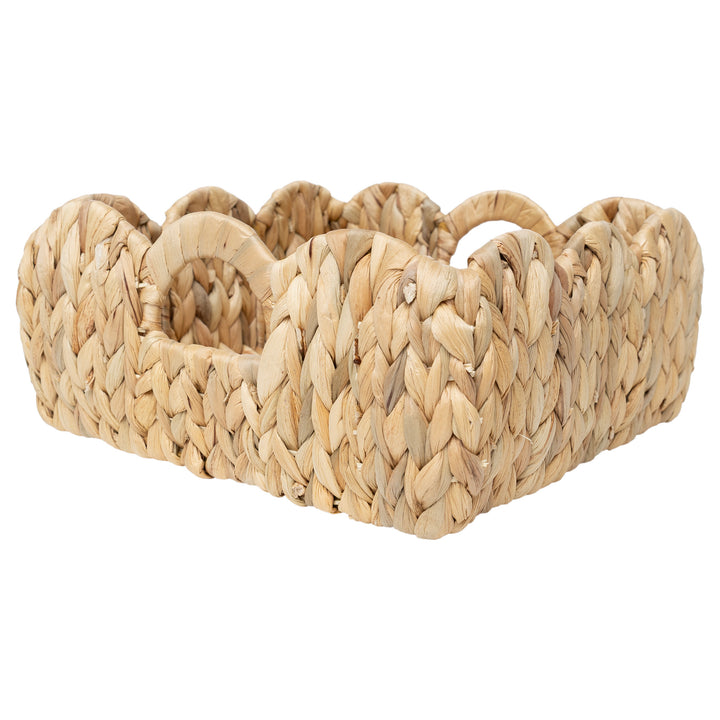 Water Hyacinth Square Baskets Set of 2