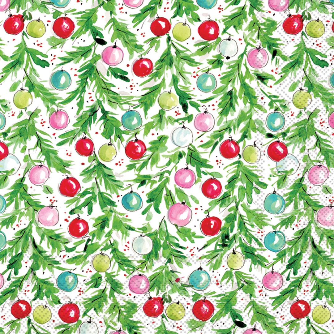 Ornaments &amp; Lights Cocktail Napkin