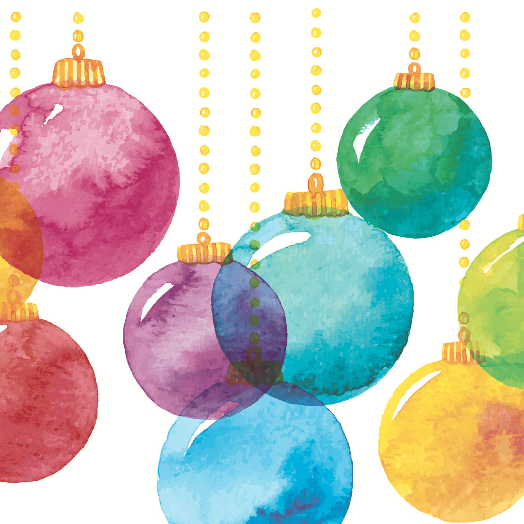 Balloon Ornaments Cocktail Napkin