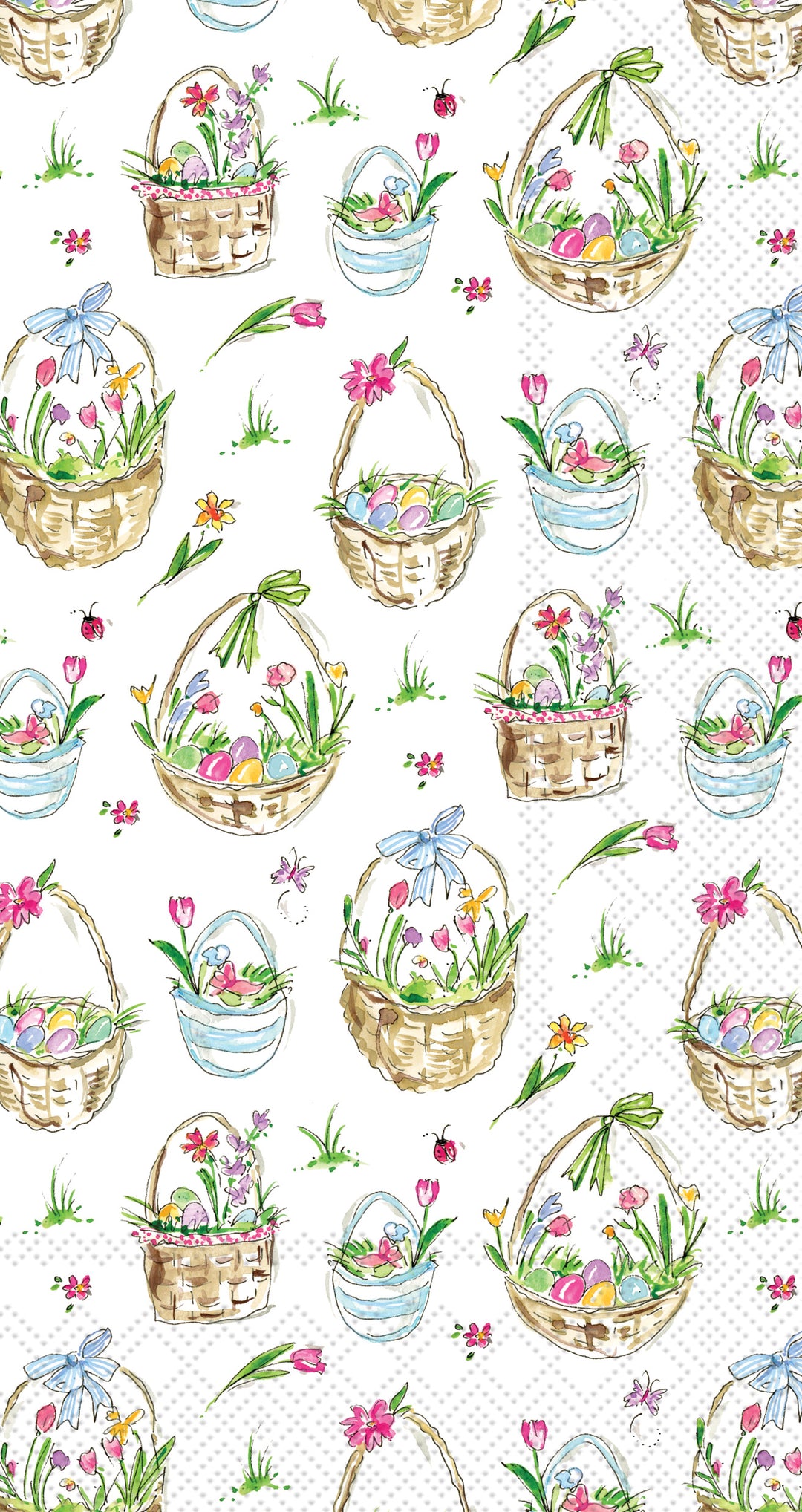 Toalla de invitados de canasta de Pascua