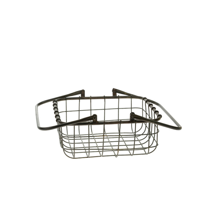 Cestas de metal cuadradas para tienda (juego de 2)