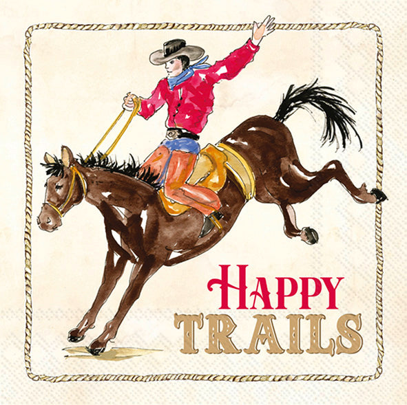 Servilleta de cóctel Happy Trails