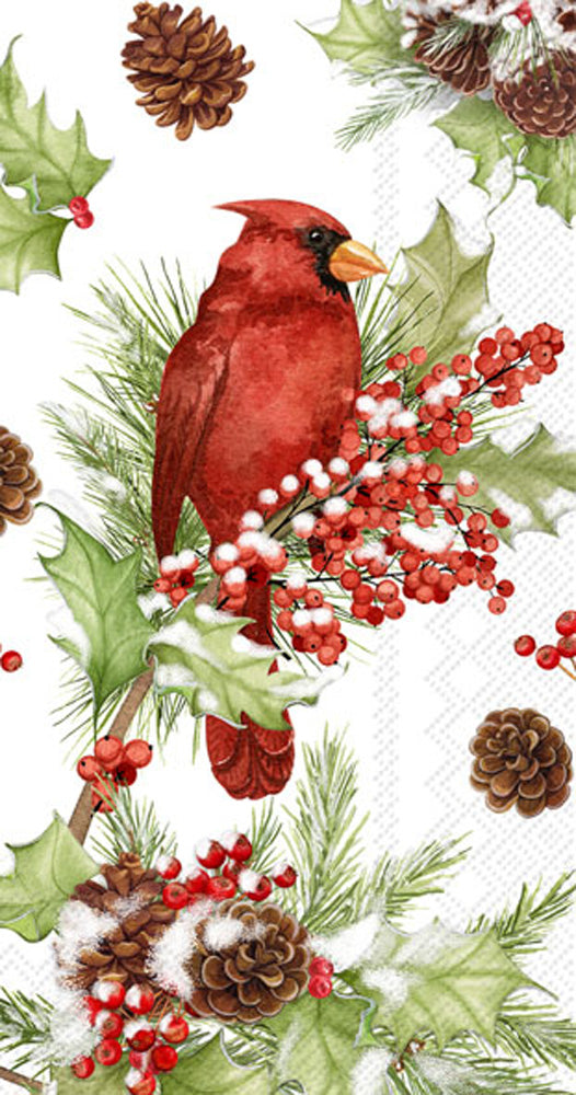 Toalla de invitados de los Cardenales en Holly