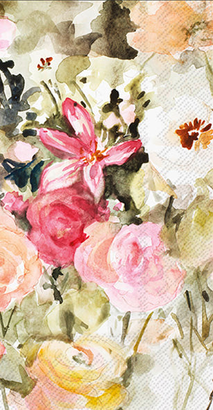 Toalla de invitados de jardín de principios de verano