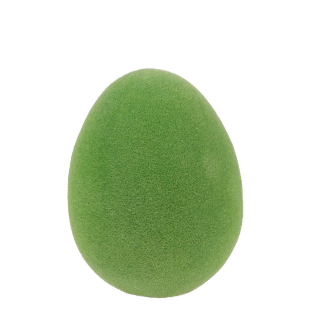Huevo verde flocado pequeño