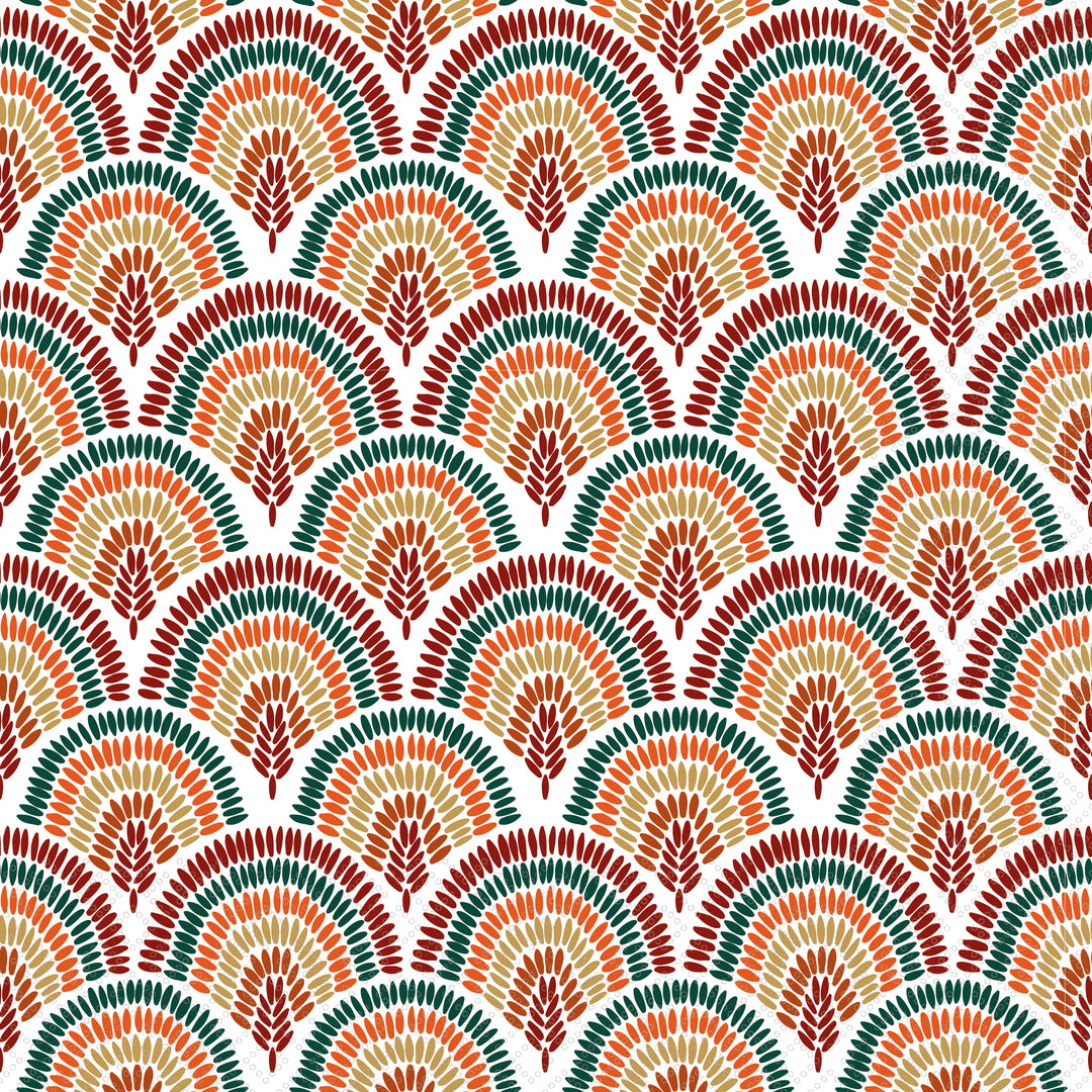 Rainbow Autumn Lunch Napkin