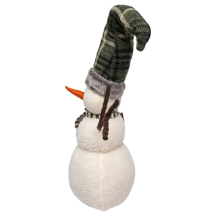 Sombrero a cuadros verde de Berner Muñeco de nieve