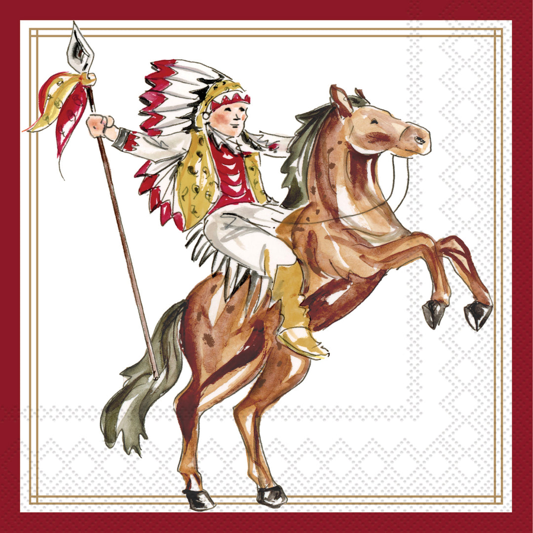Riding Sentinel Hometown Pride Cocktail Napkin