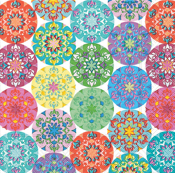 Servilleta de almuerzo Mandala Multi