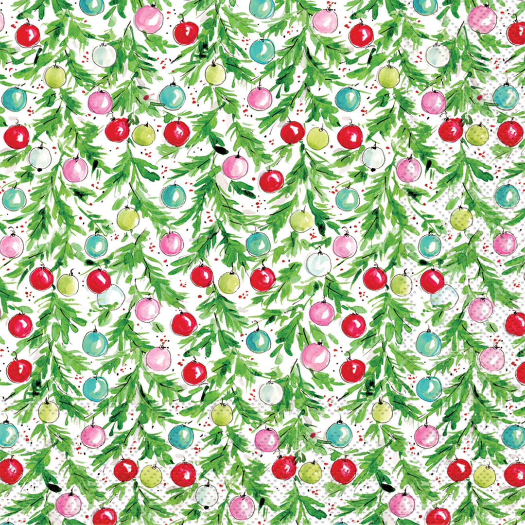 Ornaments &amp; Lights Lunch Napkin