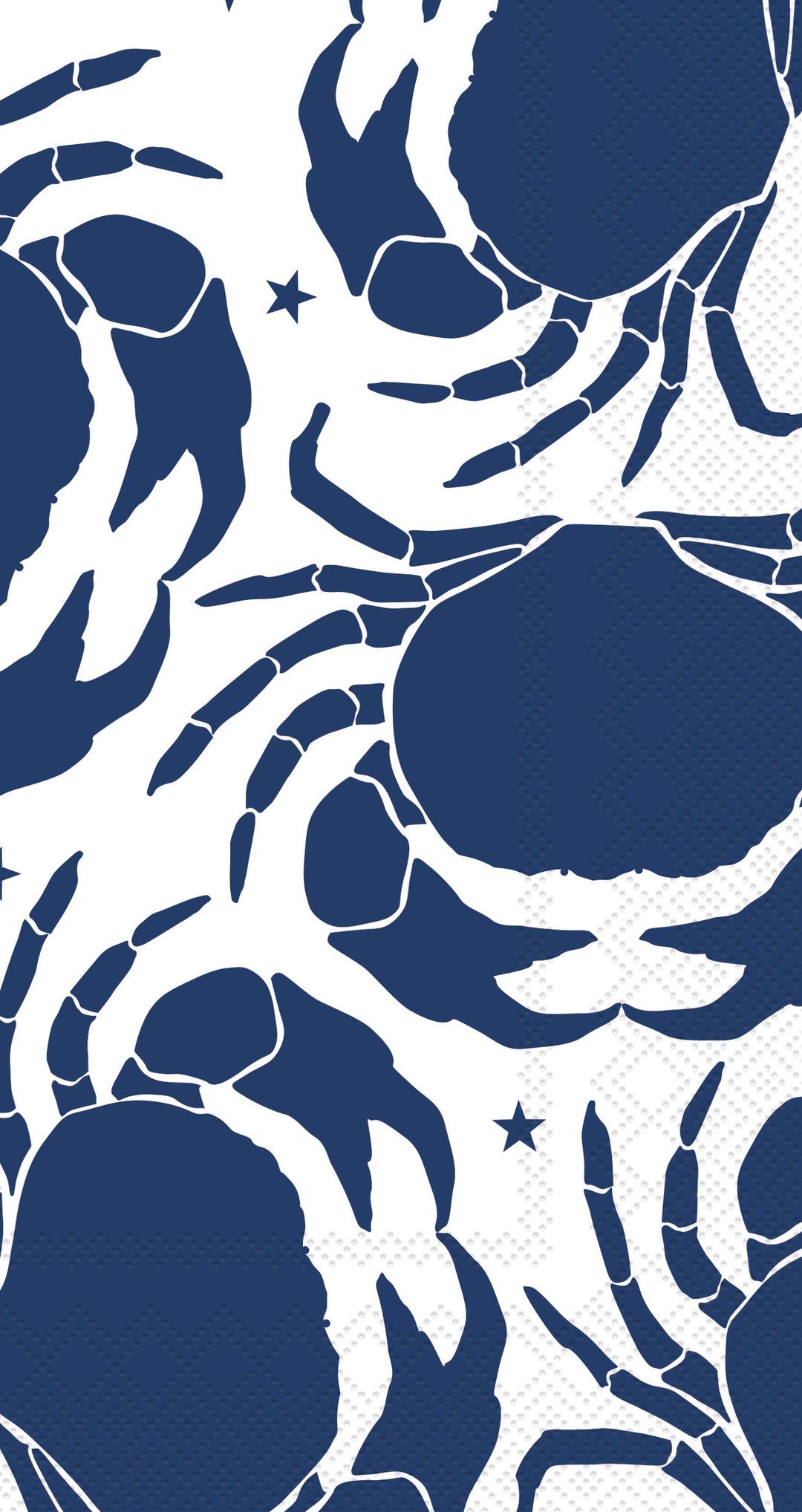 Toalla de invitados Navy Crabs