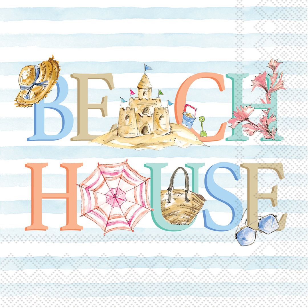 Beach House Cocktail Napkin