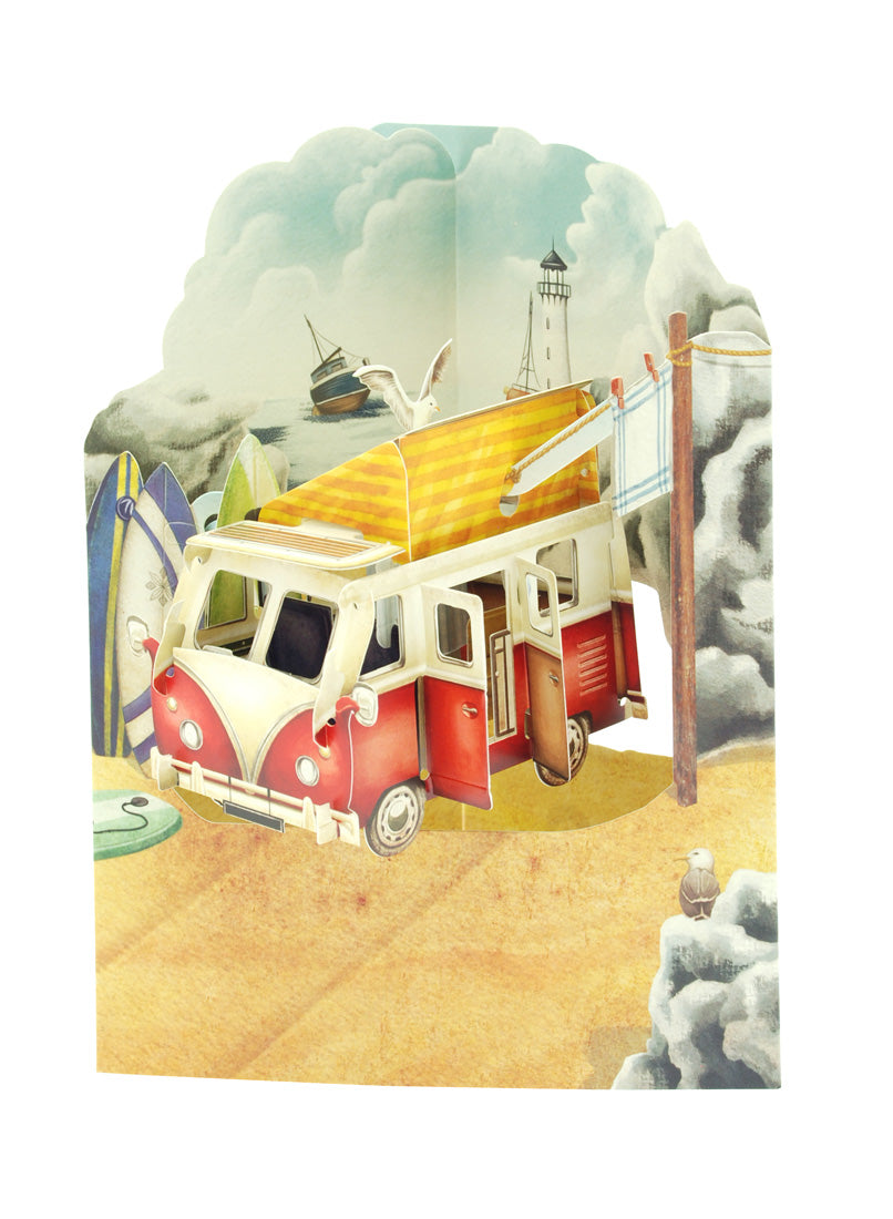 Tarjeta de camping swing