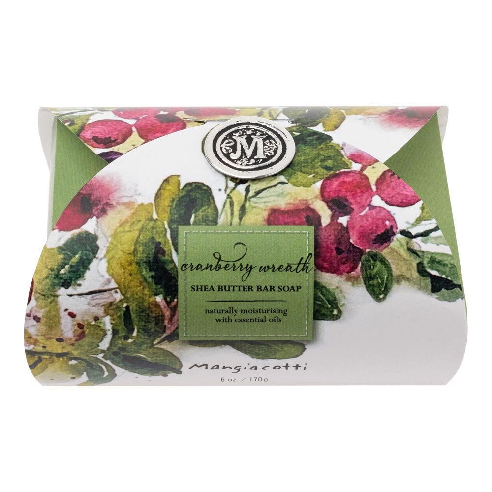 Cranberry Wreath Shea Butter Bar Soap