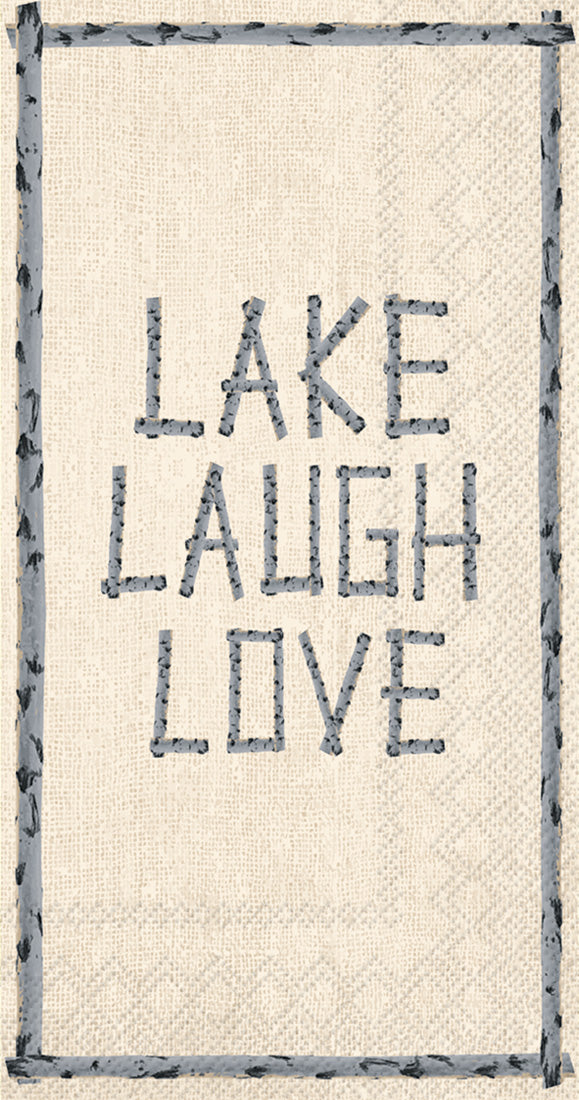 Toalla de invitados Lake Laugh Love