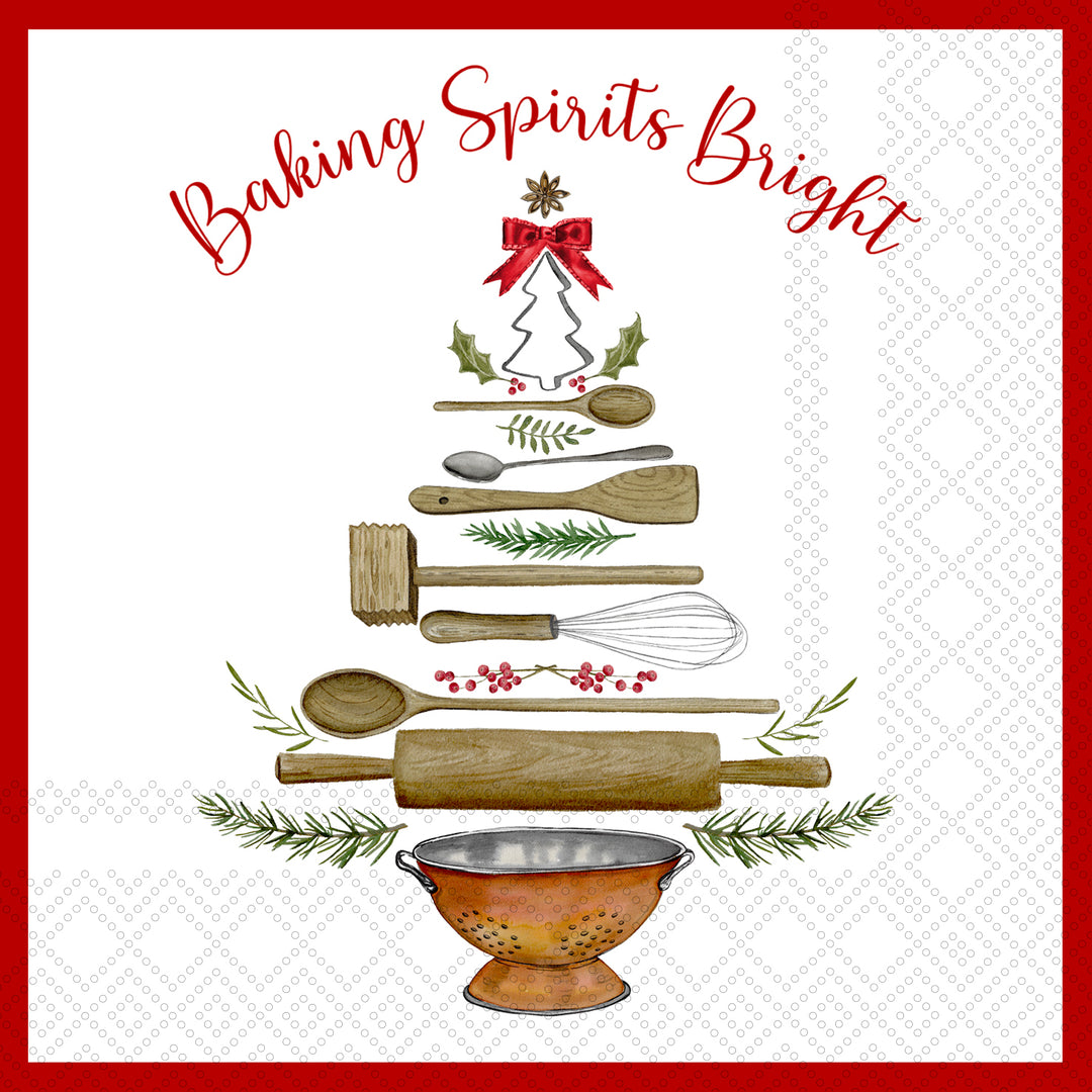 Baking Spirits Bright Cocktail Napkin