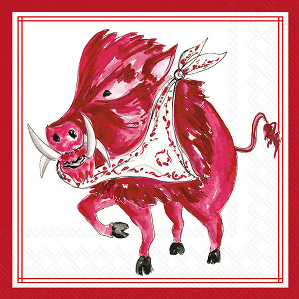 Servilleta de cóctel Orgullo de la ciudad natal de White Boar