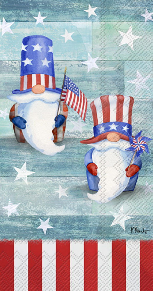 Toalla de invitados Freedom Gnomes