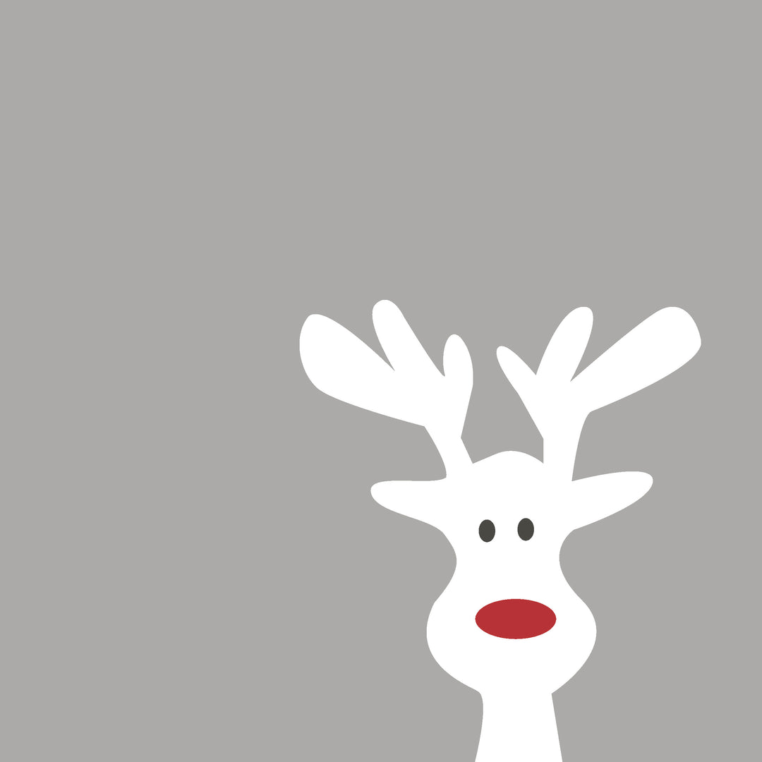 Red Nosed Reindeer Cocktail Napkin