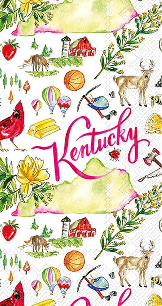 Toalla de invitados de la colección del estado de Kentucky