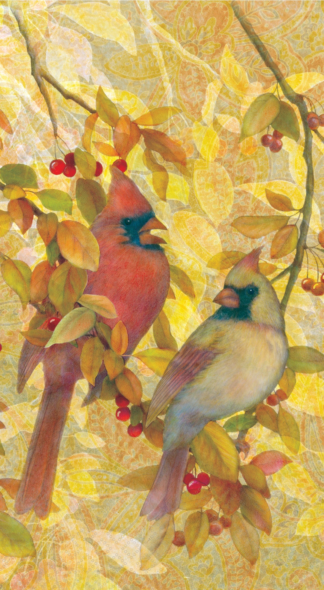Autumn Flight Guest Towel