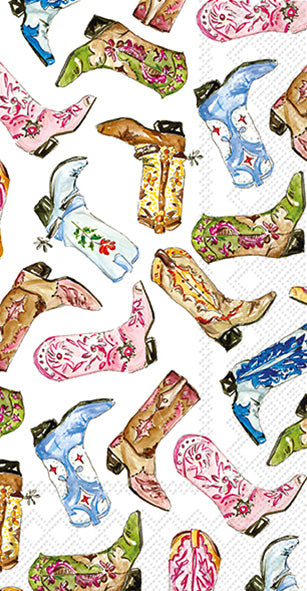 Toalla de invitados Boot Scootin