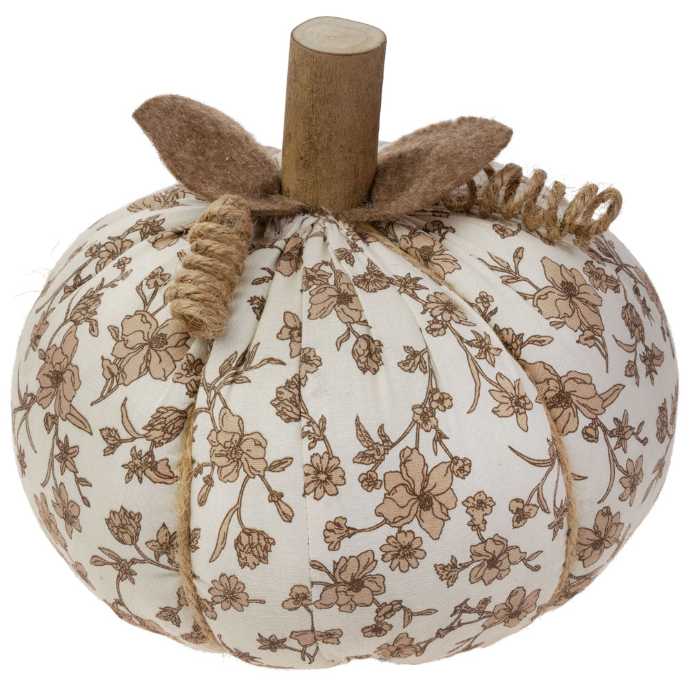Calabaza de peluche floral color umber