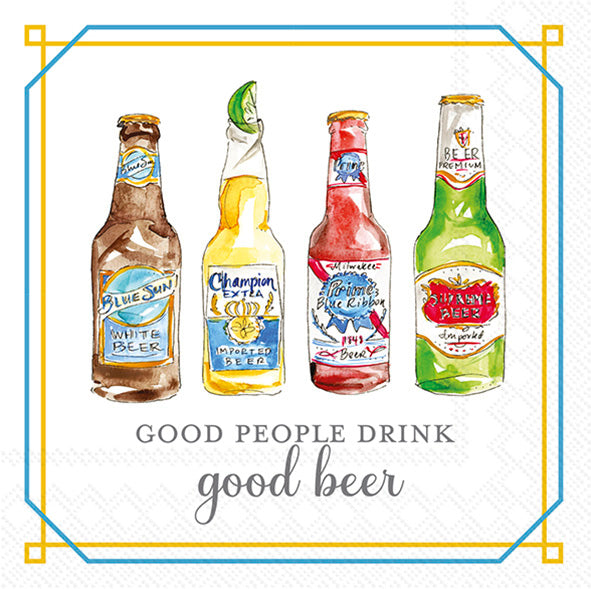 Servilleta de cóctel de buena cerveza