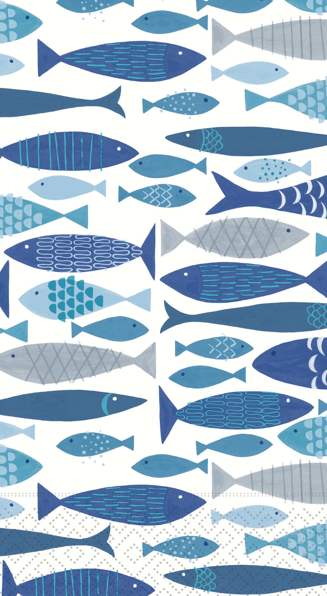 School Of Fish Guest Towel
