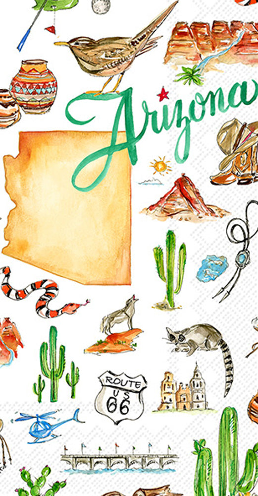 Toalla de invitados de la colección Arizona State