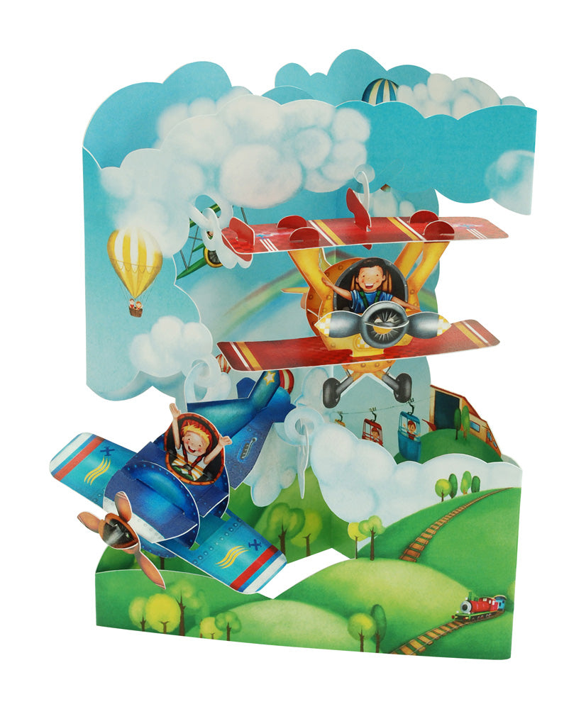 Tarjeta de swing de aviones