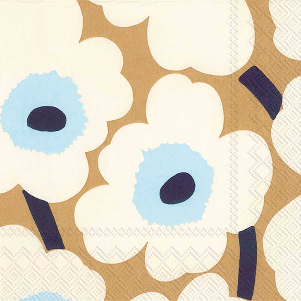 Servilleta Cóctel Unikko Crema/Oro