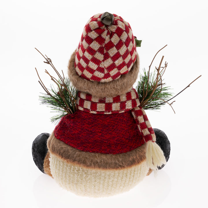 Gorro de muñeco de nieve con brazo de ramita de Lem