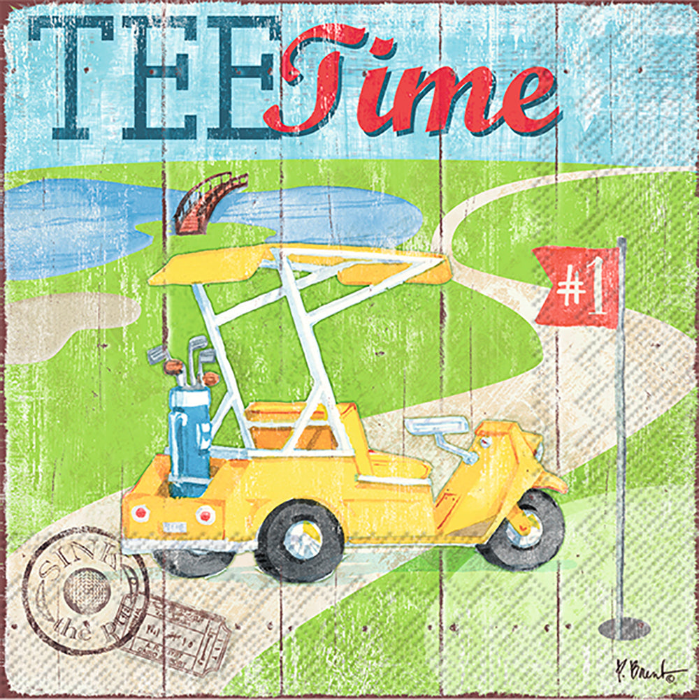 Servilleta de cóctel Tee Time