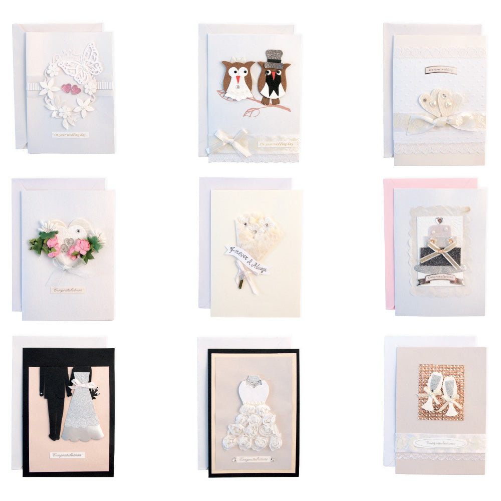 Colección de tarjetas para el día de la boda