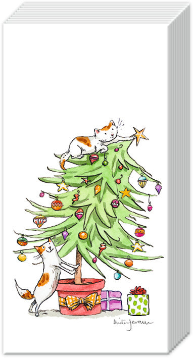 Cats In The Tree Pocket Tissue