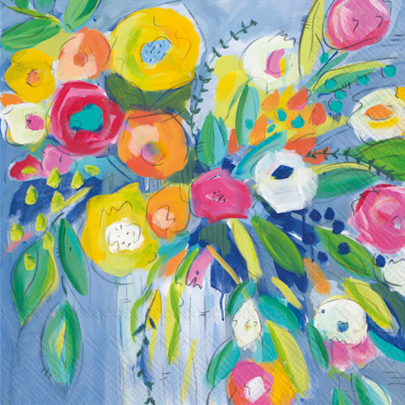 Cheerful Blossoms Lunch Napkin
