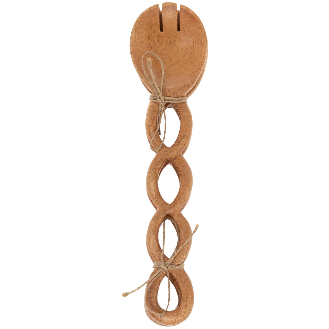 Juego de servir de mango trenzado