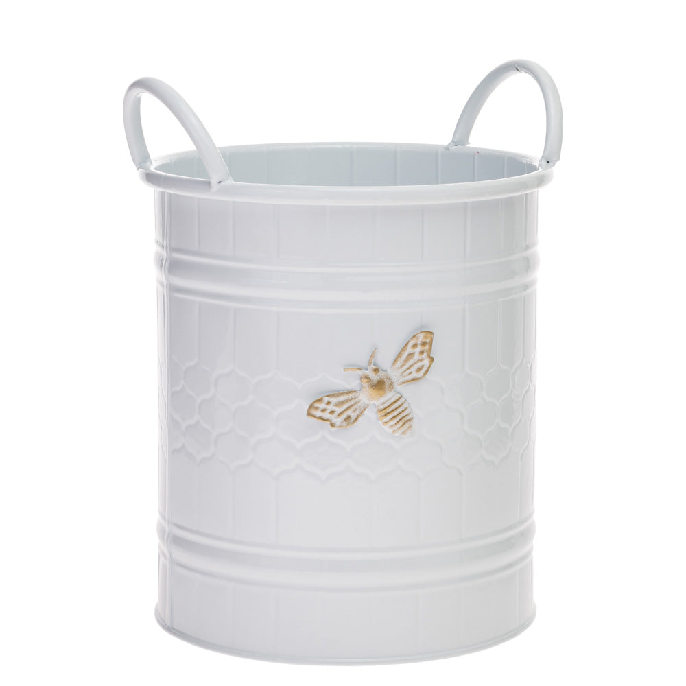 Cubos redondos blancos con forma de abeja (juego de 2)