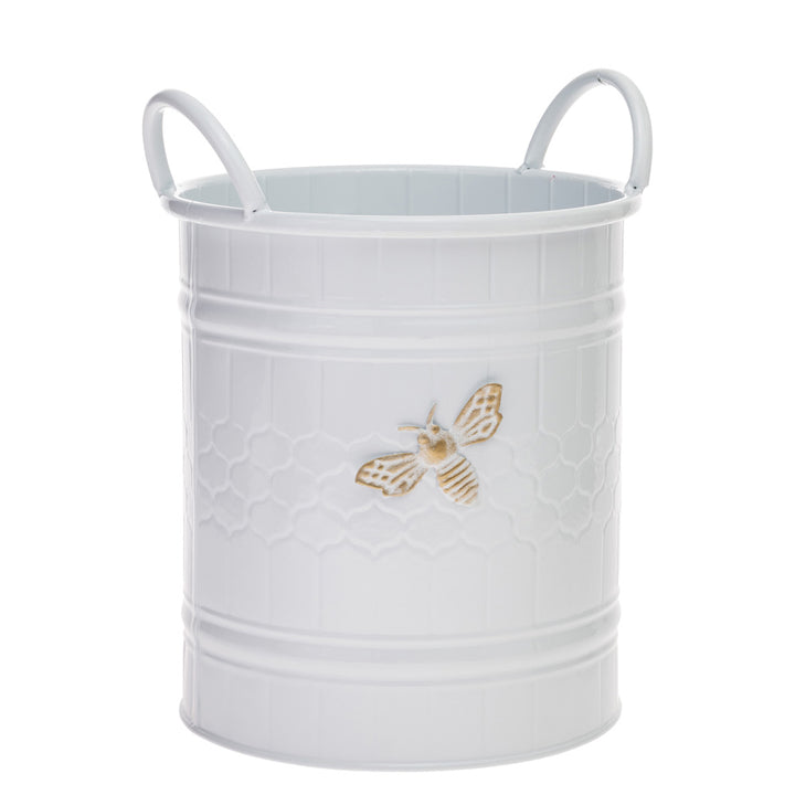 Cubos redondos blancos con forma de abeja (juego de 2)