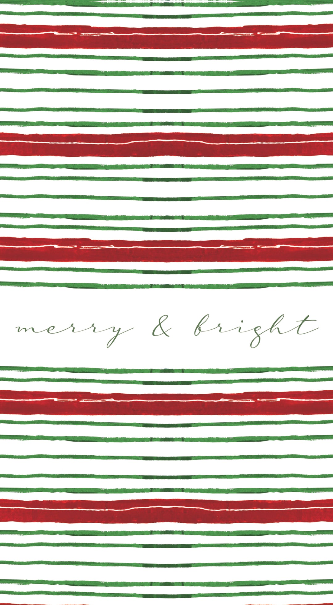 Merry &amp; Bright Stripes Guest Towel