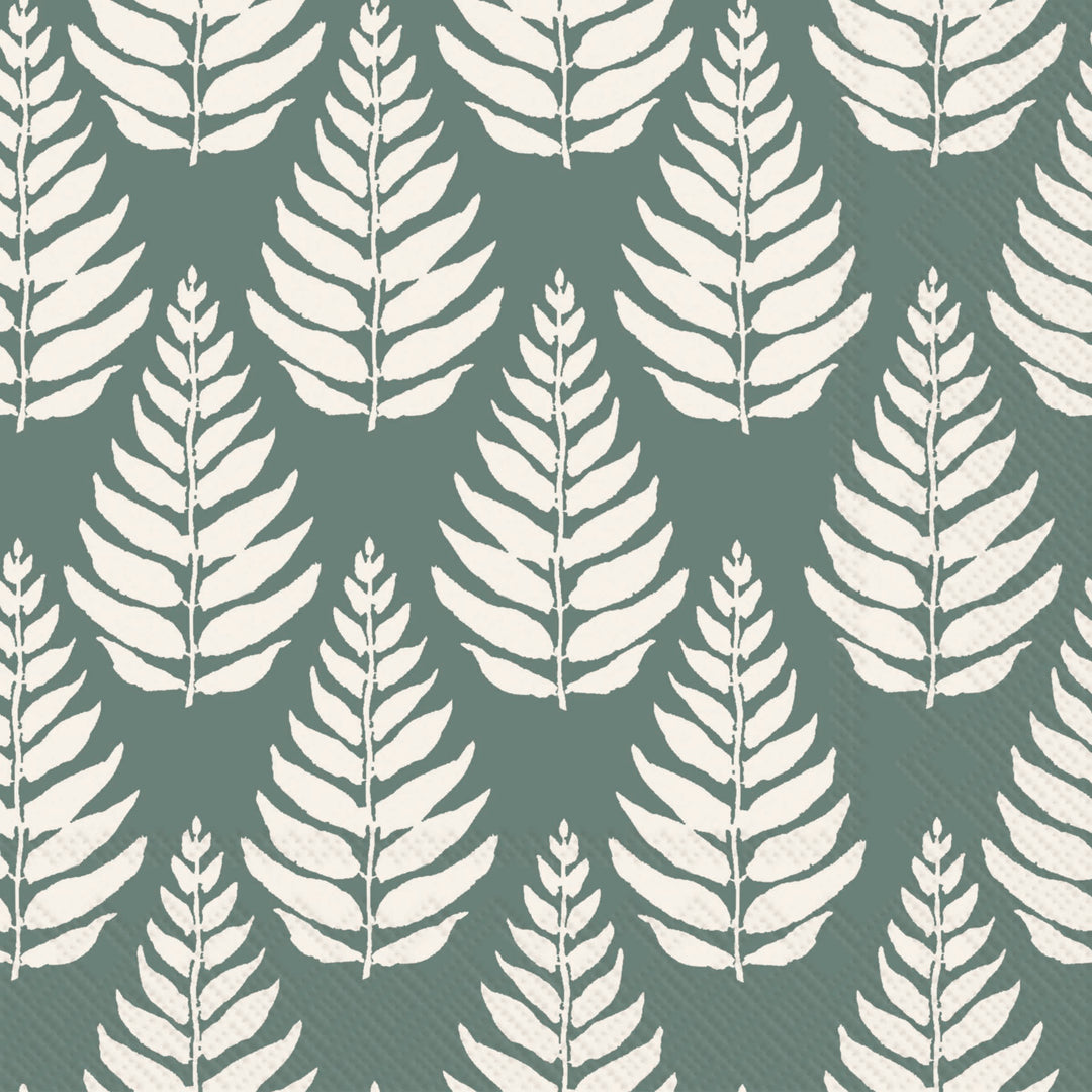 Autumn Trees Blue Cocktail Napkin