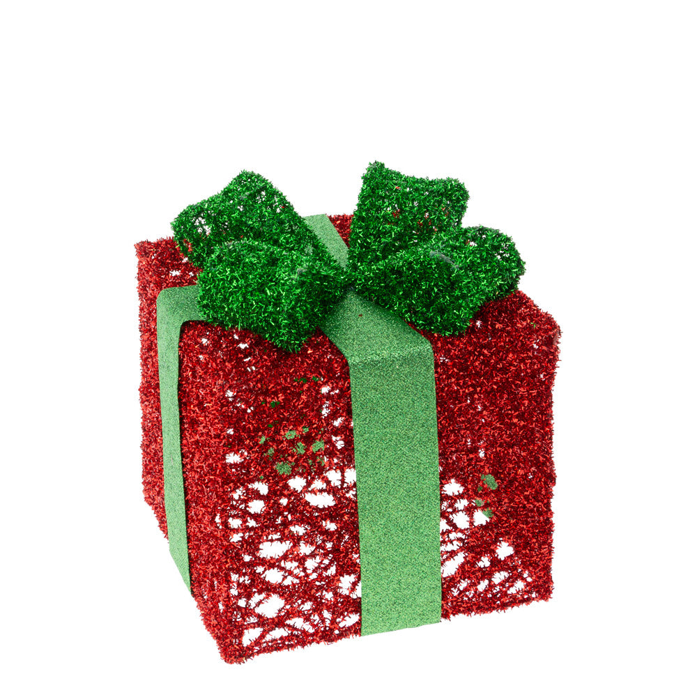Set de regalo con purpurina roja y verde (juego de 3)
